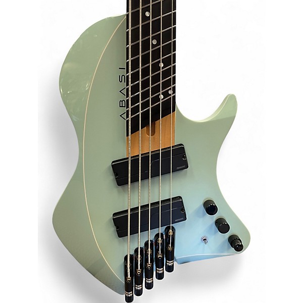 Used ABASI Larada 5 Sage Green Electric Bass Guitar