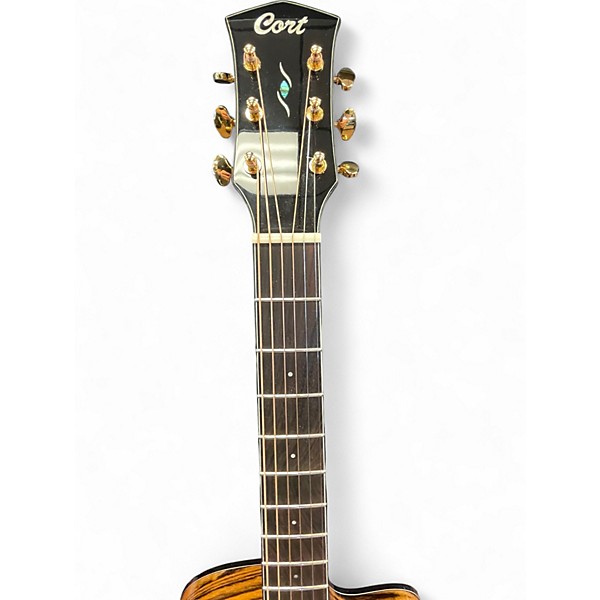 Used Cort GOLD OC6 Natural Acoustic Electric Guitar