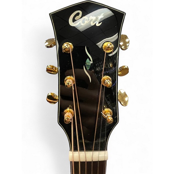 Used Cort GOLD OC6 Natural Acoustic Electric Guitar