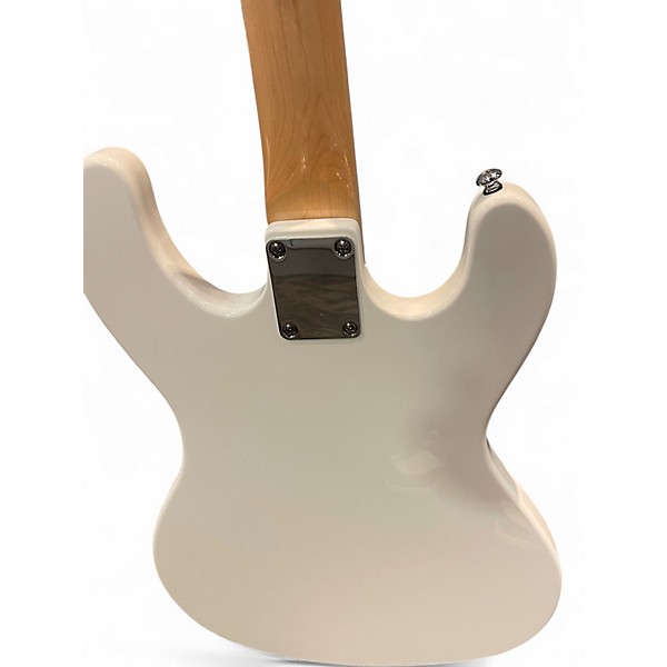 Used Eastwood Phase IV Microtonal Alpine White Solid Body Electric Guitar