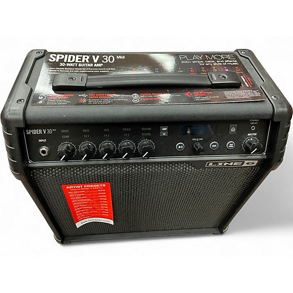 Used Line 6 Spider V 30 MKII 1x8 Guitar Combo Amp