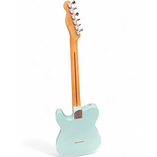 Used Fender DLX NASHVILLE TELE Blue Solid Body Electric Guitar