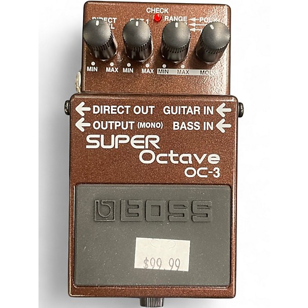 Used BOSS OC3 Super Octave Effect Pedal