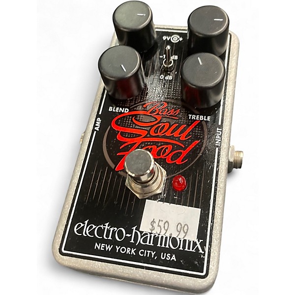 Used Electro-Harmonix Bass Soul Food Overdrive Bass Effect Pedal