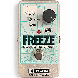 Used Electro-Harmonix Freeze Sound Retainer Compression Effect Pedal
