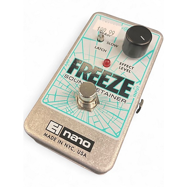 Used Electro-Harmonix Freeze Sound Retainer Compression Effect Pedal