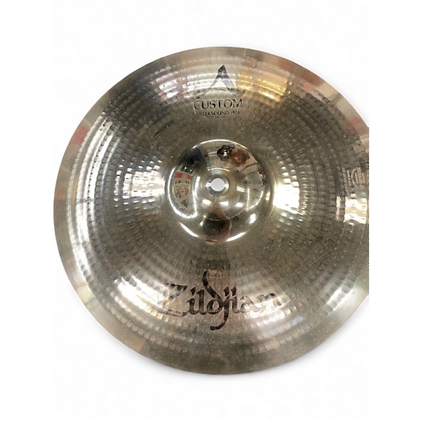 Used Zildjian 14in A Custom Mastersound Hi Hat Pair Cymbal