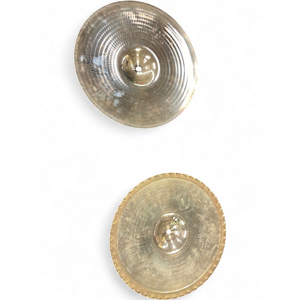 Used Zildjian 14in A Custom Mastersound Hi Hat Pair Cymbal