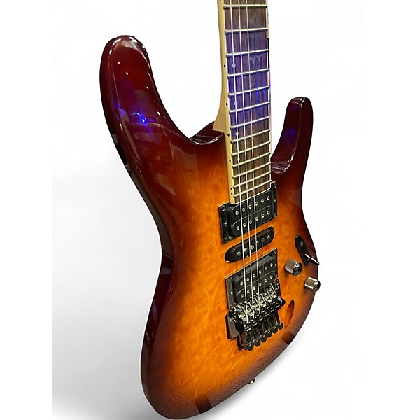 Used Ibanez S670QM 2 Color Sunburst Solid Body Electric Guitar