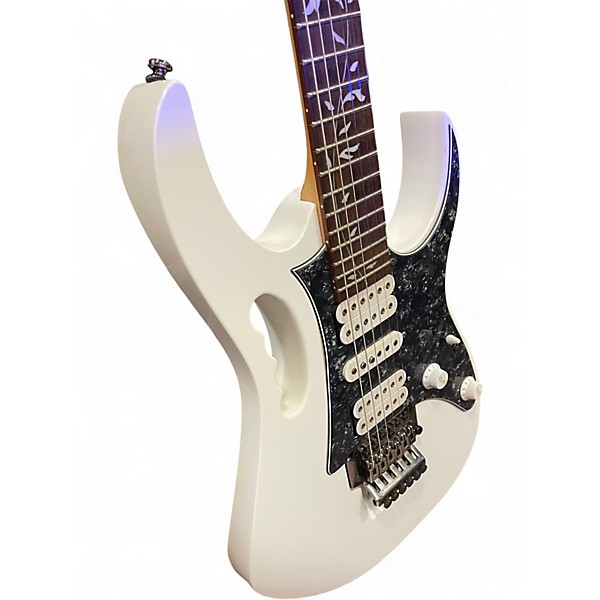 Used Ibanez JEMJR Alpine White Solid Body Electric Guitar