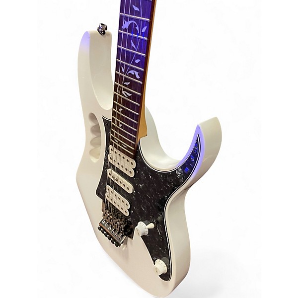 Used Ibanez JEMJR Alpine White Solid Body Electric Guitar