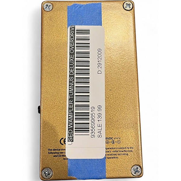 Used Wampler Tumnus Deluxe Overdrive Effect Pedal