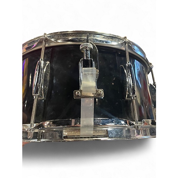 Used Ludwig 14X6.5 Accent CS Snare Black Drum