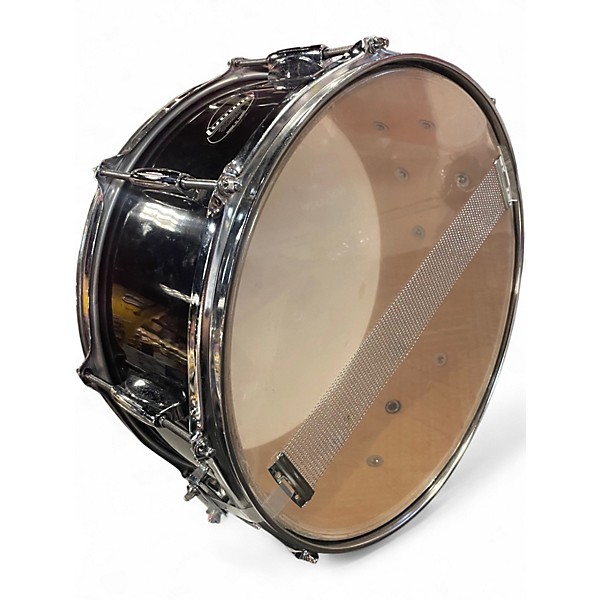 Used Ludwig 14X6.5 Accent CS Snare Black Drum