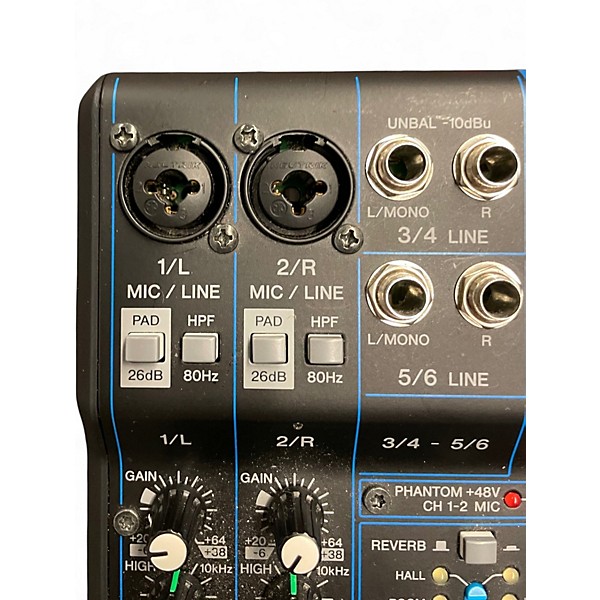 Used Yamaha MG06X Unpowered Mixer