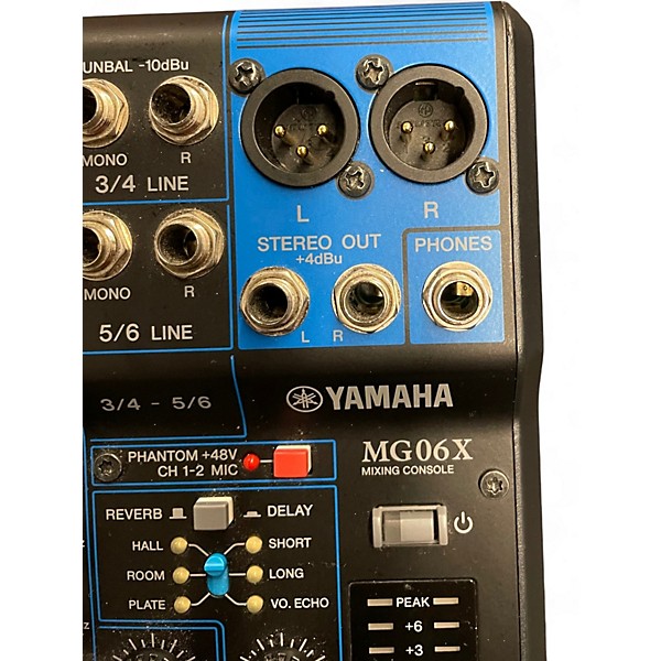 Used Yamaha MG06X Unpowered Mixer