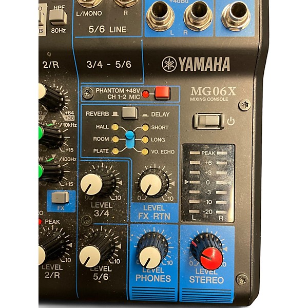 Used Yamaha MG06X Unpowered Mixer