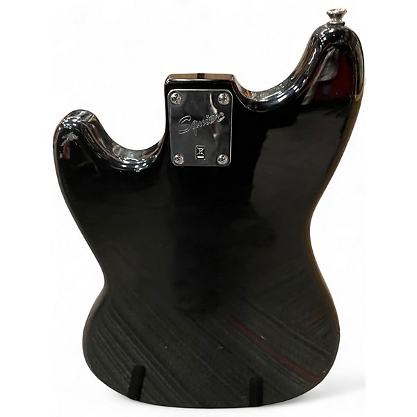 Used Squier Bronco Black Electric Bass Guitar