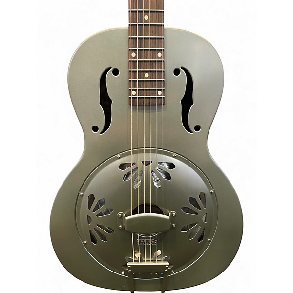 Used Gretsch Guitars G9201 Honeydipper Metal Round Neck NICKEL Resonator Guitar