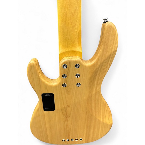 Used Harley Benton MP5MN Natural Electric Bass Guitar