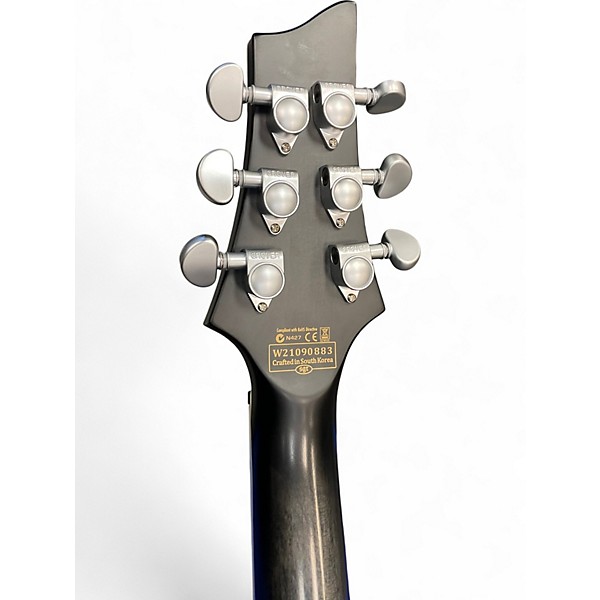 Used Schecter Guitar Research C1 Platinum Black Solid Body Electric Guitar