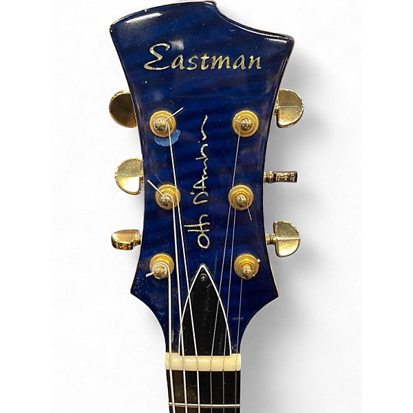 Used Eastman El Rey 2 Trans Blue Solid Body Electric Guitar