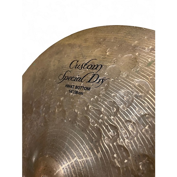 Used Zildjian 14in K Custom Special Dry hihat bottom Cymbal