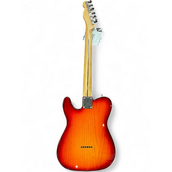 Used Fender Player Telecaster Cherry Sunburst Solid Body Electric Guitar