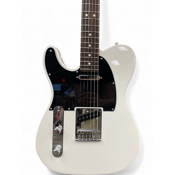 Used Fender Player II Telecaster Left Handed White Solid Body Electric Guitar