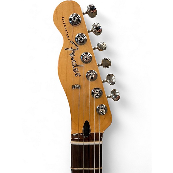 Used Fender Player II Telecaster Left Handed White Solid Body Electric Guitar