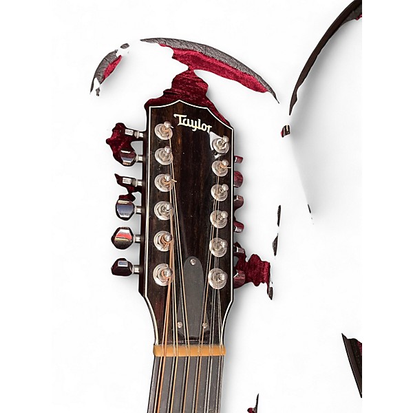 Used Taylor 656CE Natural 12 String Acoustic Electric Guitar