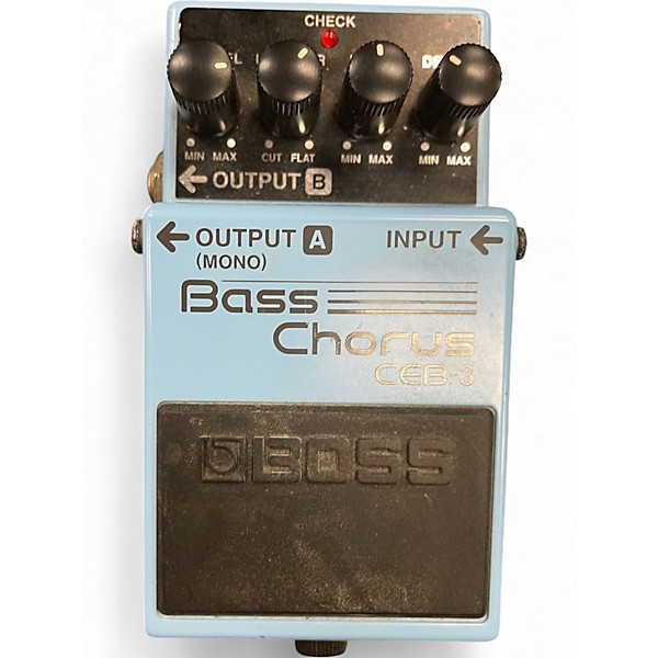 Used BOSS CEB3 Bass Chorus Bass Effect Pedal