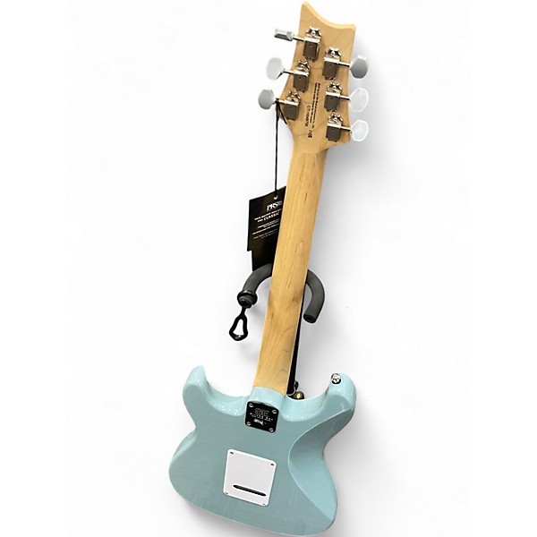Used PRS SE Silver Sky With Maple Fingerboard STONE BLUE Solid Body Electric Guitar