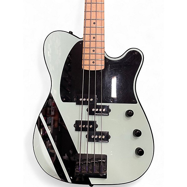 Used Moniker Dixie Seafoam Green Electric Bass Guitar