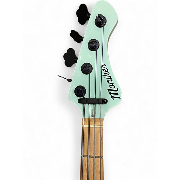 Used Moniker Dixie Seafoam Green Electric Bass Guitar