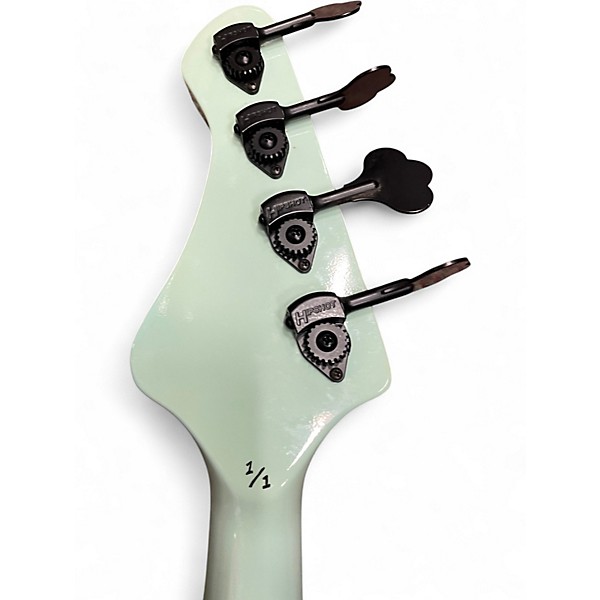 Used Moniker Dixie Seafoam Green Electric Bass Guitar