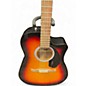 Used Fender fa-125ce Sunburst Acoustic Guitar