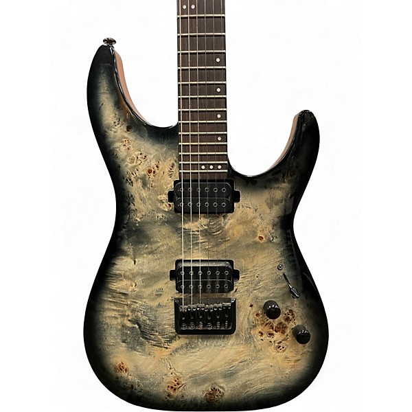 Used 2019 Schecter Guitar Research cr6 charcoal burst Solid Body Electric Guitar