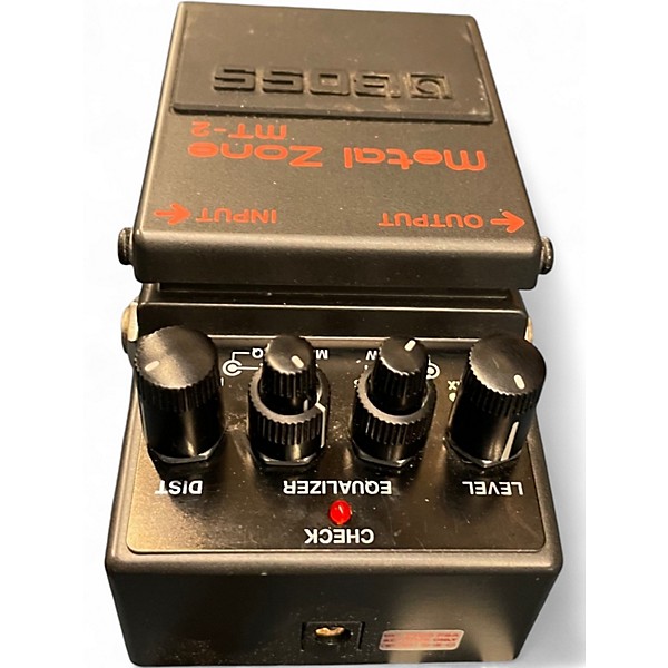 Used BOSS MT2 Metal Zone Distortion Effect Pedal