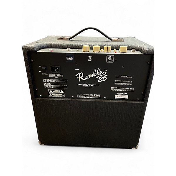 Used Fender Rumble 25 25W 1x8 Bass Combo Amp