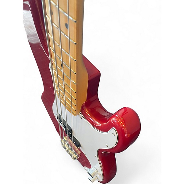 Used Fender Standard Precision Bass Candy Cola Electric Bass Guitar