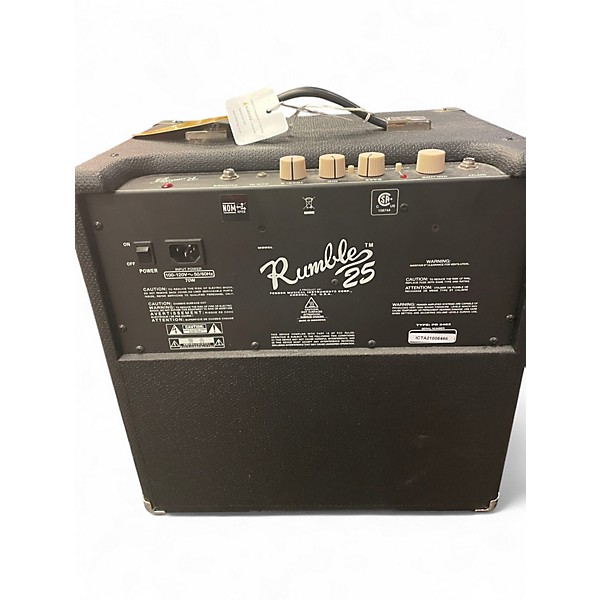 Used Fender Rumble 25 25W 1x8 Bass Combo Amp