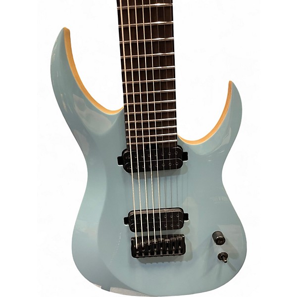 Used Schecter Guitar Research JOHN BROWNE Blue Solid Body Electric Guitar