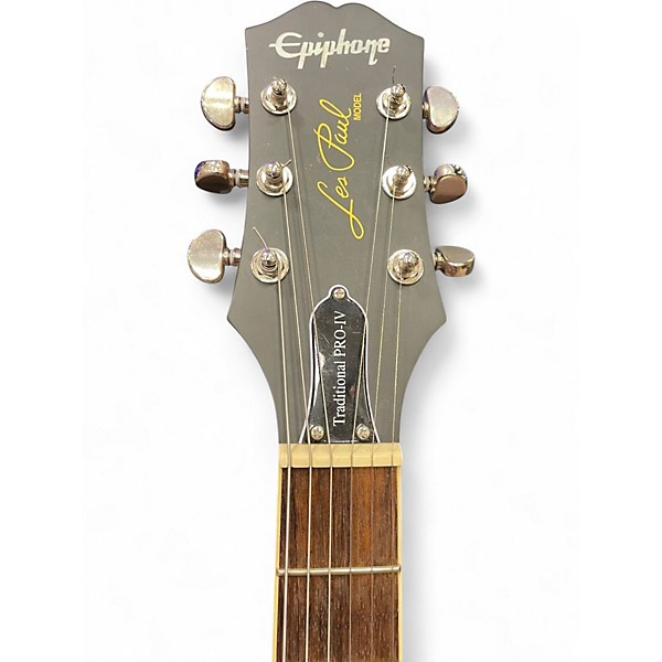 Used Epiphone Les Paul Traditional Pro IV Gold Top Solid Body Electric Guitar