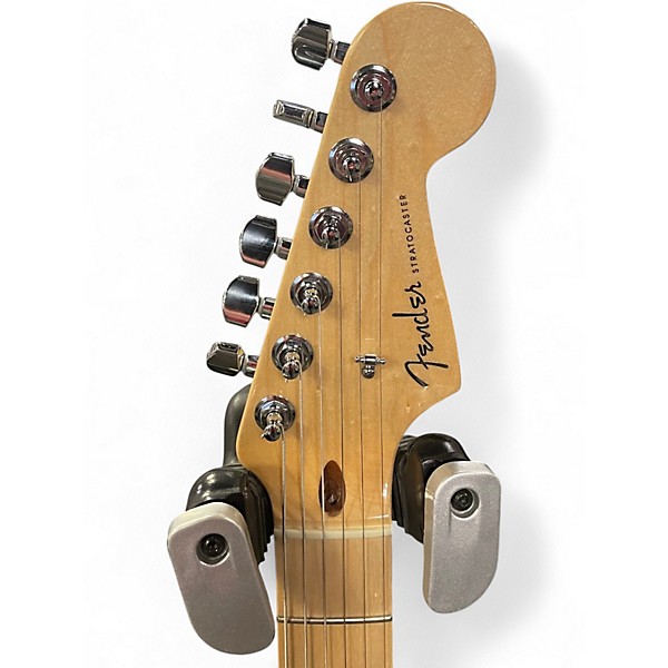 Used Fender American Deluxe Stratocaster silver Solid Body Electric Guitar