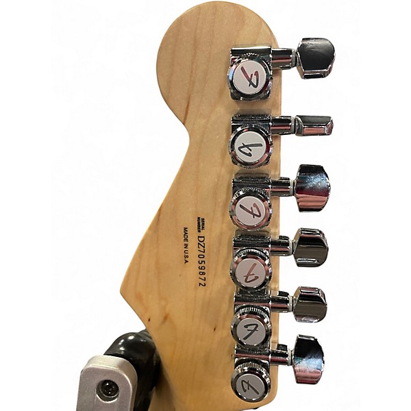 Used Fender American Deluxe Stratocaster silver Solid Body Electric Guitar