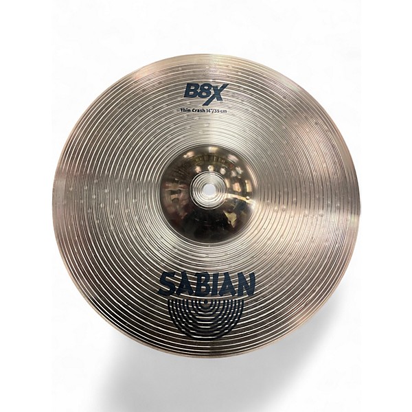 Used SABIAN 14in B8X THIN CRASH Cymbal