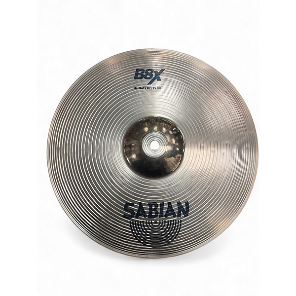 Used SABIAN 14in B8X HI HAT PAIR Cymbal