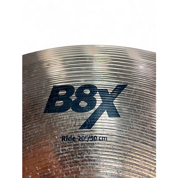 Used SABIAN 20in B8X RIDE Cymbal