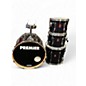 Used Premier 4 Piece APK Made in England Navy Drum Kit thumbnail
